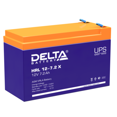 Аккумуляторная батарея HRL 12-7.2 X Delta | код 4614010610012 | DELTA