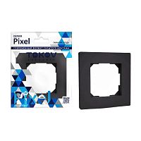 Рамка 1-м Pixel карбон | код TKE-PX-RM1-C14 | TOKOV ELECTRIC