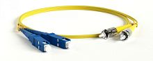 Патч-корд волоконно-оптический (шнур) SM 9/125 (OS2) ST/UPC-SC/UPC 2 мм duplex LSZH 30 м, Hyperline FC-D2-9-SC/UR-ST/UR-H-30M-LSZH-YL | код 244509 | Hyperline
