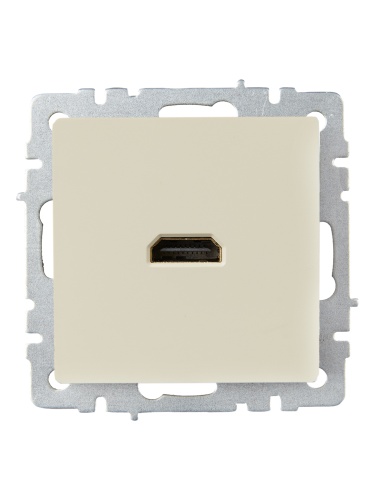 BRITE Розетка HDMI РHDMI-0-БрКр бежевый | код BR-H10-K10 | IEK фото 2