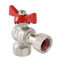 Кран шар. BASE угловой с накидной гайкой 3/4" вн.-вн. | код. VT.266.N.0505 | VALTEC