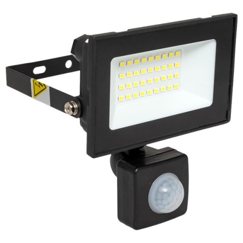 Прожектор светодиодный СДО-3003 30Вт 6500К IP54 с инфракрасным датчиком движения | код FLL-3003-30D-6500 | EKF фото 2