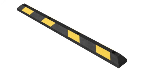 Колесоотбойник резиновый 1,83м КР-1,83 ЦЕЛЬНЫЙ | код 968 | ТЕХНОЛОГИЯ