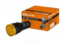Лампа AD-16DS(LED)матрица d16мм желтый 230В АС TDM | код SQ0702-0072 | TDM