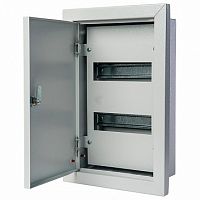 Распределительный шкаф ЩРВ 18 мод., IP31, встраиваемый, сталь, серая дверь |  код. 30104DEK |  DEKraft