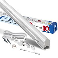 Светильник светодиодный ILED-COCB-СПБТ5-900-10-900-230-6.5-IP40 10Вт 6500К IP40 900лм 230В 900мм СПБ Т5 линейный | код 1570 | IONICH