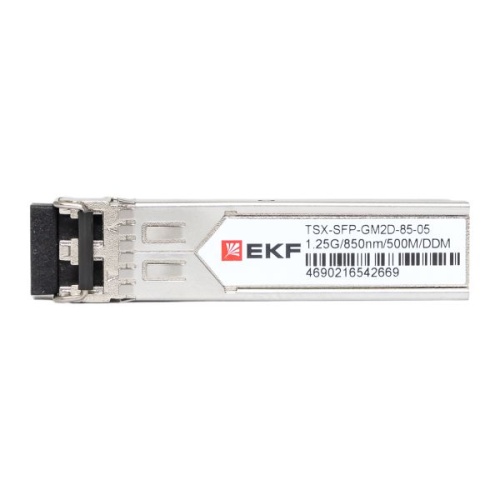 SFP модуль 1,25 Гбит двойное многомодовое оптоволокно 850нм дальность 500м TSX EKF | код TSX-SFP-GM2D-85-05 | EKF фото 3
