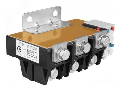 Реле электротепловое токовое РТТ5-180-1602 УХЛ4.ИУ | код РТТ5-180-160 160А 120..16 | КЗЭА