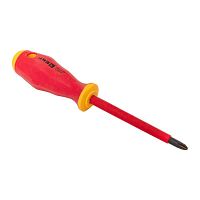 Отвертка Professional PH2х100мм VDE 1000В | код ph-2-100-pro-in | EKF