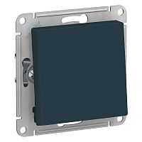 Переключатель 1-клавишный ATLASDESIGN, скрытый монтаж, изумруд | код. ATN000861 | Schneider Electric