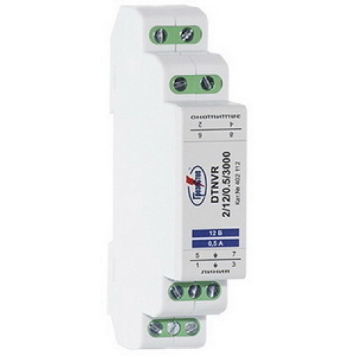 УЗИП ГРОЗОСТОП DTR 2/6/1500, Uо - 6 В, IL - 250 мА, In (8/20) - 20 кА. | код 400618 | Ключевой Компонент (Хакель) УЗИП ГРОЗОСТОП DTR 2/6/1500, Uо - 6 В, IL - 250 мА, In (8/20) - 20 кА. | код 400618 | Ключевой Компонент (Хакель)