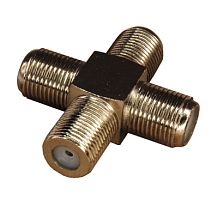 Переходник соединитель PROconnect x4 гнезда F (F- крест) | код 05-4205-4 | PROCONNECT