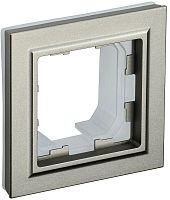 BRITE Рамка 1-местная IP44 РУ-1-БрШ-44 шампань | код BR-M12-44-K37 | IEK