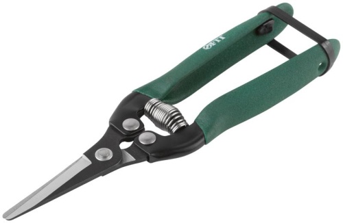 Секатор цветочный, режущие кромки внахлест, ПВХ накладки на ручки 180 мм | код 77075 | FIT Секатор цветочный, режущие кромки внахлест, ПВХ накладки на ручки 180 мм | код 77075 | FIT