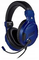 Наушники с микрофоном Nacon Bigben синий 2.2м накладные оголовье (PS4OFHEADSETV3BLUE) | код 1607737 | NONAME