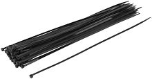 Хомуты нейлоновые, черные для проводов 50шт., 400х4, | код 60398 | FIT