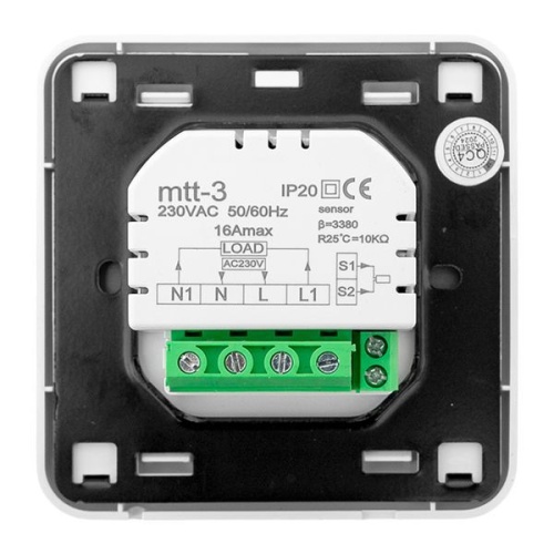 Термостат механический для теплых полов 16А 230В EKF mtt-3 фото 7 Термостат механический для теплых полов 16А 230В EKF mtt-3 фото 7