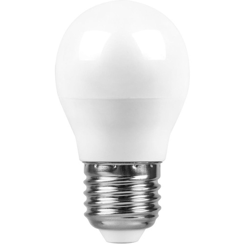 Лампа светодиодная LED 13вт Е27 дневной матовый шар (SBG4513) | код 55162 | SAFFIT