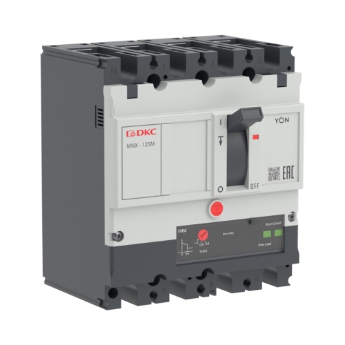 Авт. выкл. YON pro MNX125M 3N 20A 100kA при AC415V расц. TMM | код MNX125M3NTMM0020 | DKC