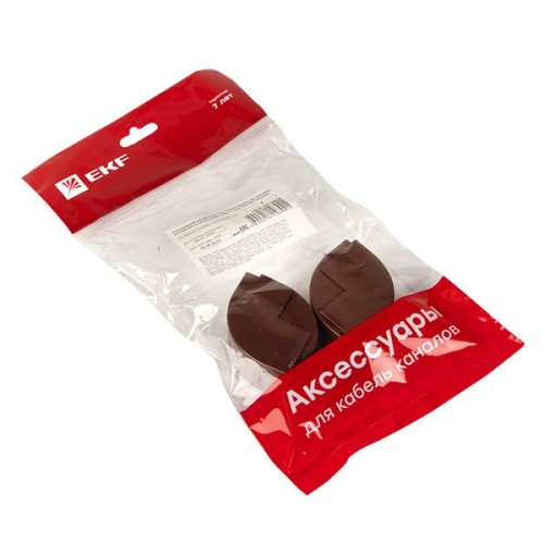 Угол внешний (25х25) (4 шт) темное дерево-Plast | код obd-25-25x4 | EKF фото 3