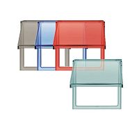 Вставка с крышкой для розетки в 2701610-.., ...620-..., 630-..., 640-030, S27Pl, красный прозрачный | код 2700679-110 | Simon