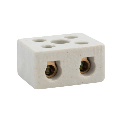 Клемма керамическая винтовая КВ 16 мм кв 2 пары контактов с крепежным отверстием (50 шт./уп.) REXANT | код 07-6224 | REXANT Клемма керамическая винтовая КВ 16 мм кв 2 пары контактов с крепежным отверстием (50 шт./уп.) REXANT | код 07-6224 | REXANT
