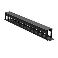 Организатор кабельный с крыш/отв 19 1U, 60 мм RAL9005 | код R5CP1961HEB | DKC