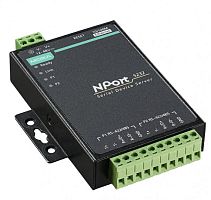 Сервер NPort 5232-T 2 port RS-422/485,10/100 Ethernt,t:-40/+70, без адаптера питания | код 00-01164044 | MOXA