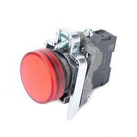 Лампа светосигнальная d22мм 230-240В AC красн. в сборе | код. SB4BVM4 | Systeme Electric