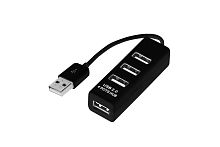 Разветвитель USB на 4 порта черный REXANT | код 18-4103 | REXANT