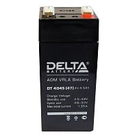 Аккумулятор ОПС 4В 4.5А.ч 47х47х101мм для прожекторов | код DT 4045 (47мм) | Delta