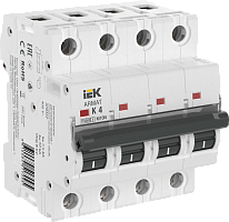 ARMAT Авт. выкл. M10N 4P K 4А IEK | код AR-M10N-4-K004 | IEK