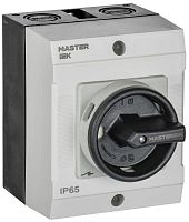 Переключатель кулачковый в боксе закрытая рукоятка 16А схема 55 | код MI-CS21-016-055 | IEK