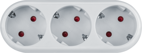 Разветвитель 3-м с заземл. 10А IP20 94 672 NAD-L-3E-WH в ряд Navigator 94672
