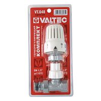 Клапан с термостатической головкой для рад. прямой 1/2" | код. VT.048.N.04 | VALTEC
