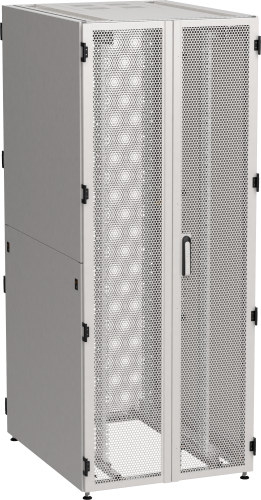 ITK by ZPAS Шкаф серверный 19" 42U 800х1000мм двухстворчатые перфорированные двери серый РФ | код ZP35-42U-0810-P2P-R | IEK фото 2