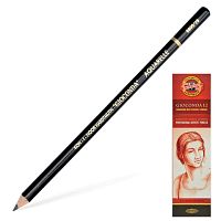 Карандаш чернографитовый, акварельный, художественный, KOH-I-NOOR, 1 шт., Gioconda , 2B, заточенный, картонная коробка, 880002B001KS | код 181077 | KOH-I-NOOR