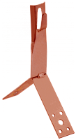 Дер. пр. кр. 6-8мм конька h=100мм медь IEK | код ZDP80-50-4-68-100 | IEK