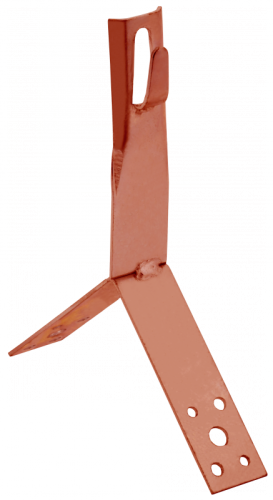 Дер. пр. кр. 6-8мм конька h=100мм медь IEK | код ZDP80-50-4-68-100 | IEK