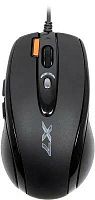 Мышь A4Tech X-718BK черный оптическая (3000dpi) USB (6but) | код 94398 | A4TECH
