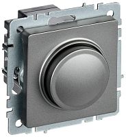 Светорегулятор СП BRITE пов-наж. 600Вт СС10-1-0-БрС сталь | код BR-D20-0600-K46 | IEK