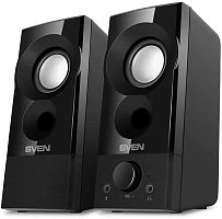 Колонки Sven 357 2.0 черный 6Вт портативные | код 1458565 | SVEN