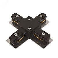 Коннектор чёрный X -обр. PTR CX-BL jazzway | код 5010871 | JazzWay