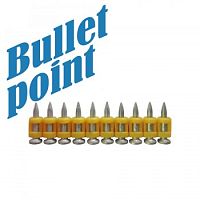 Гвозди по бетону MG bullet point 3,05х22мм(1000шт) | код 30522stepMGBP | TOUA