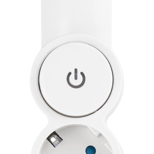 Фильтр сетевой 5х1.5м с/з со шторками с выкл 2200Вт 10А бел. Duwi 32574 1 фото 6