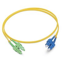 Cabeus FOP(d)-9-SC/APC-SC/UPC-7m Шнур оптический duplex SC/APC-SC/UPC 9/125 sm 7м LSZH | код 8166c | Cabeus