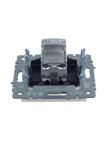 BRITE Розетка TV проходная РТВ10-0-БрЖ жемчуг | код BR-A10-P-K36 | IEK фото 6