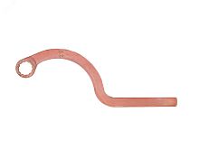 Ключ накидной серповидный 22 омедненный | код 127074 | КЗСМИ