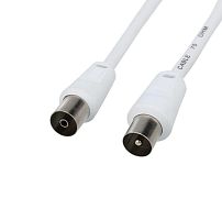 Шнур TV Plug - TV Jack 1.5м бел. | код 18-0002 | Rexant