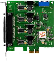 VEX-114i CR PCI Express, Serial Communication Board with 4 Isolated RS-232 ports (RoHS).Includes One C | код 00-06083408 | ICP DAS